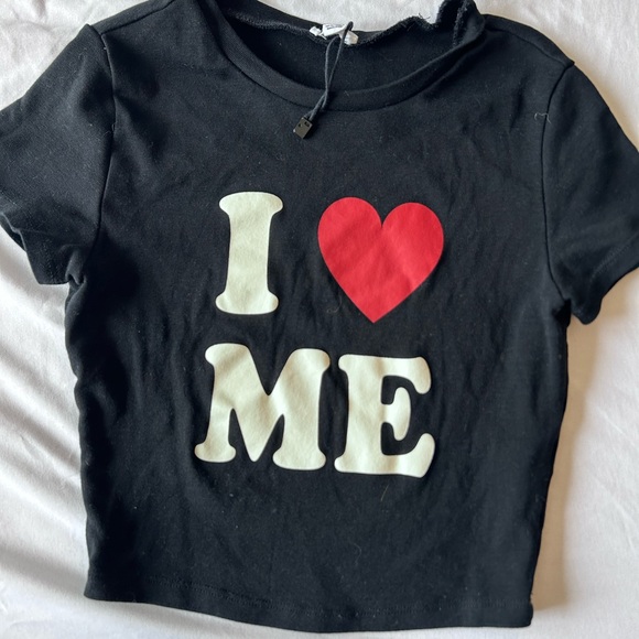 Garage cropped “I ❤️ me” tee - Picture 2 of 2